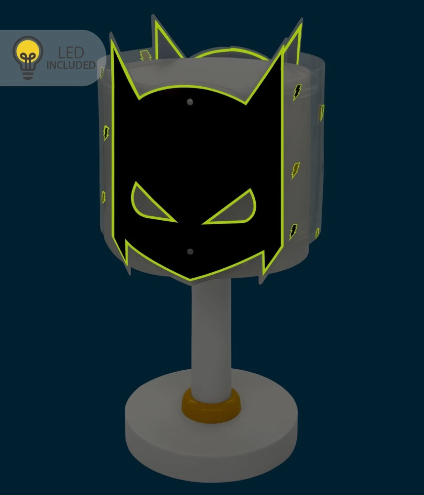Lampe de table pour chambre d’enfant Hero Lueur noire dans le noir Dalber 8420406002347