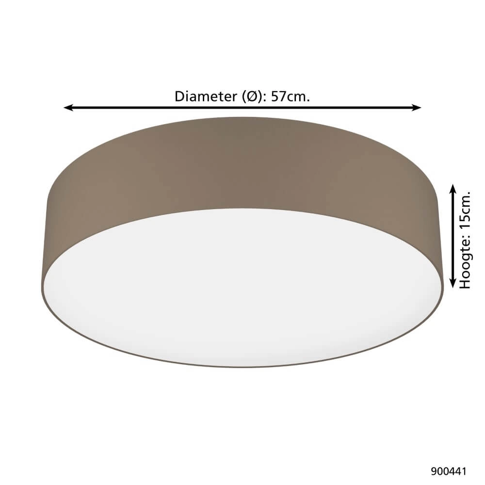 Plafonnier Zigbee Romao-Z taupe Eglo 9008606243921