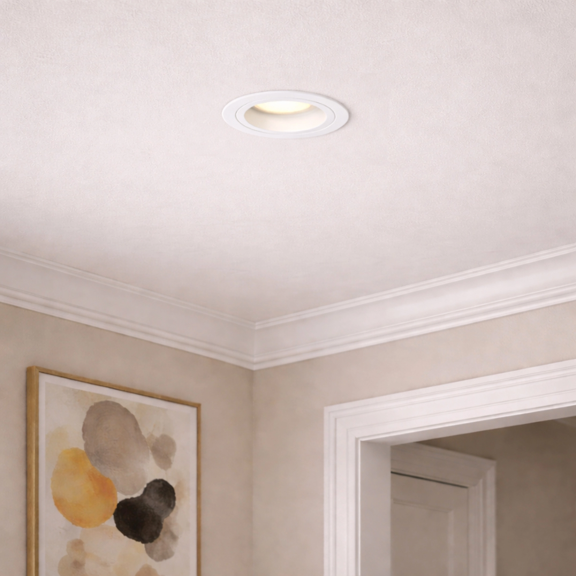 Projecteur encastré Zelda blanc rond IP65 Lyora 5053423318653