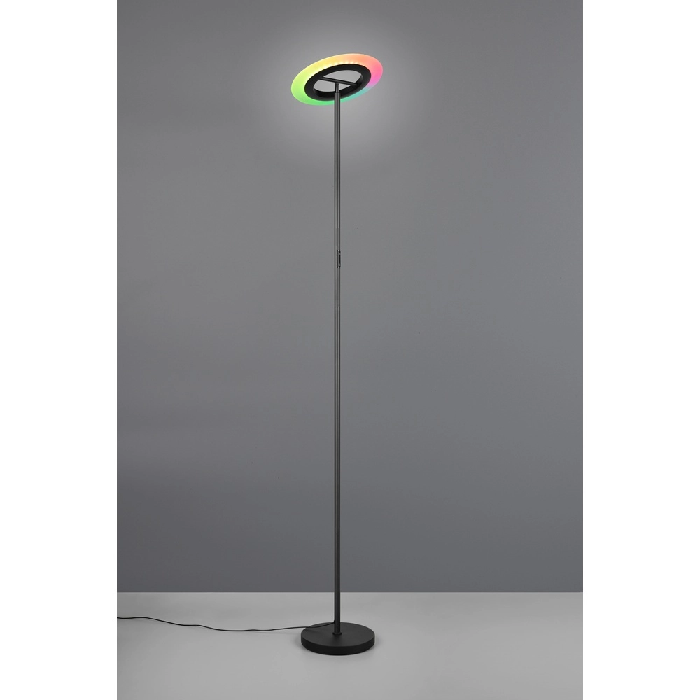 Lampadaire design Samba Noir RGB Trio 4017807653229