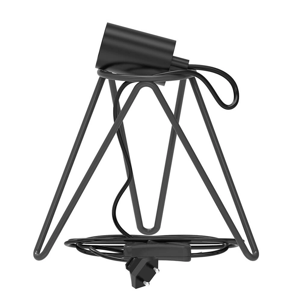 Lampe trépied noire Tripod