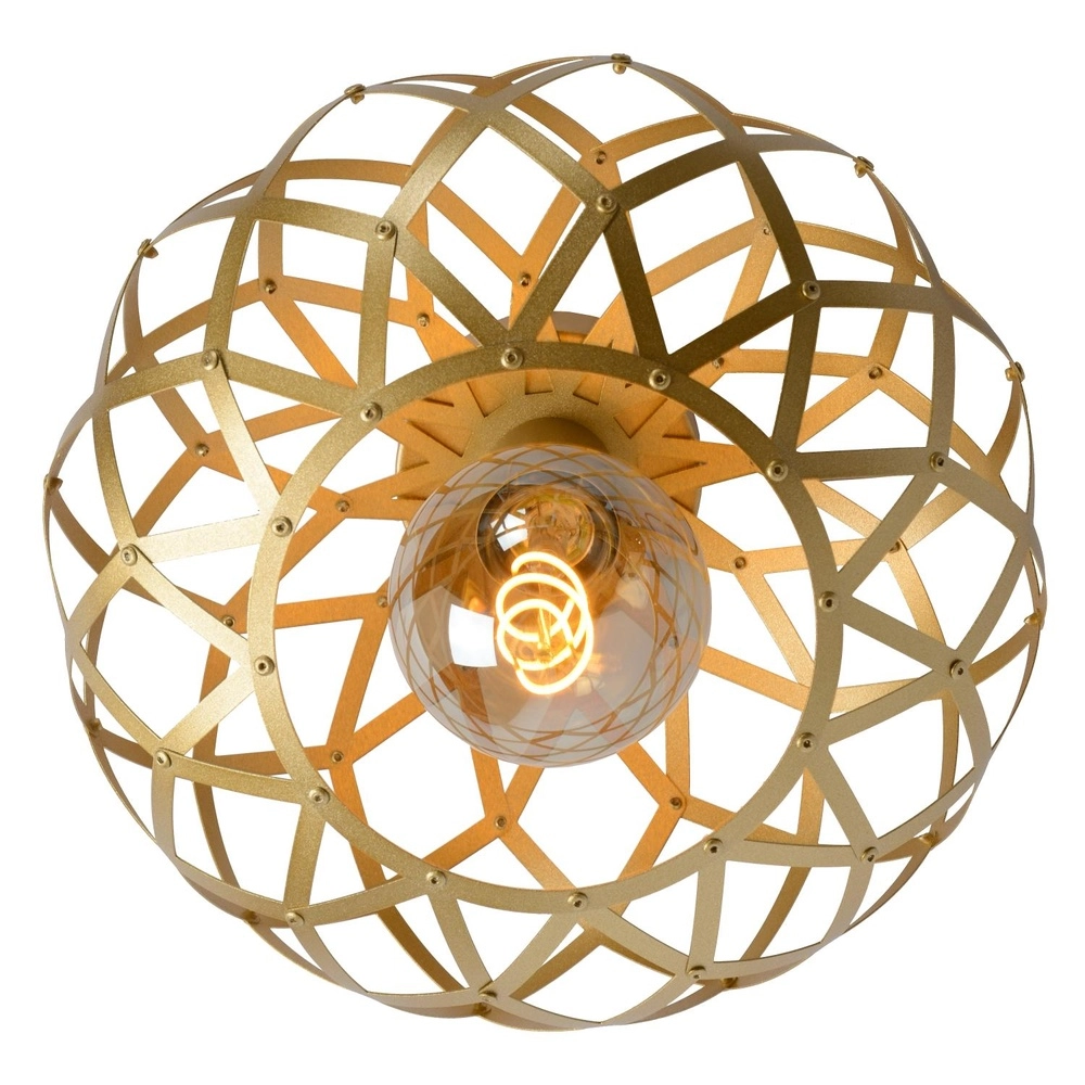 Lampe de plafond Wolfram Or Lucide 5411212211293