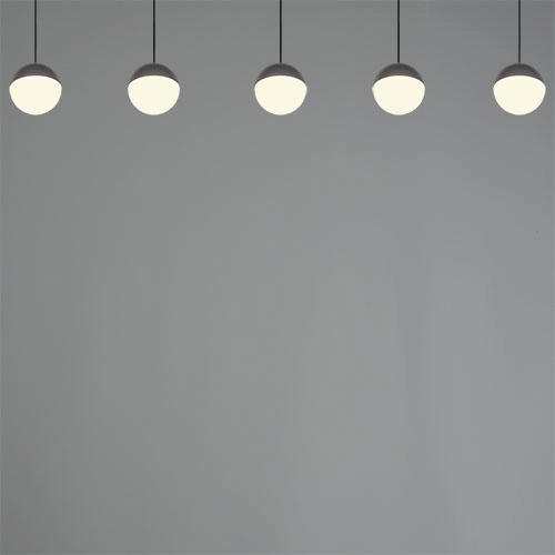 Lampe suspendue à 5 lumières Senta anthracite Trio 4017807697872