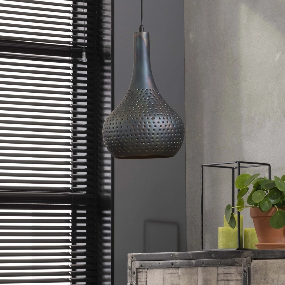 Lampe suspendue à trou Punch Ø 25cm Lyora 8716803512986