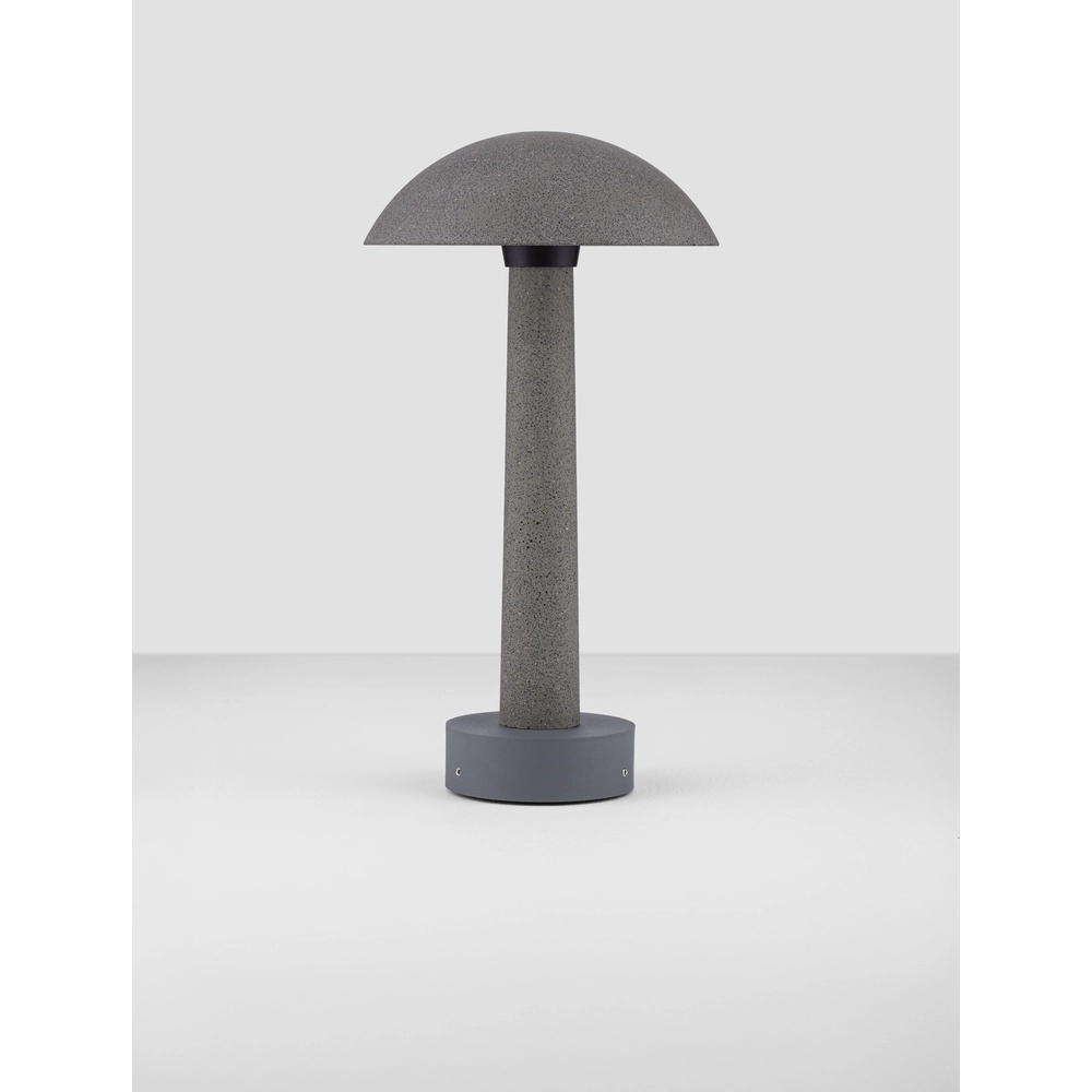 Lampe de jardin ronde Tura gris béton 35cm Lyora 5212017454638