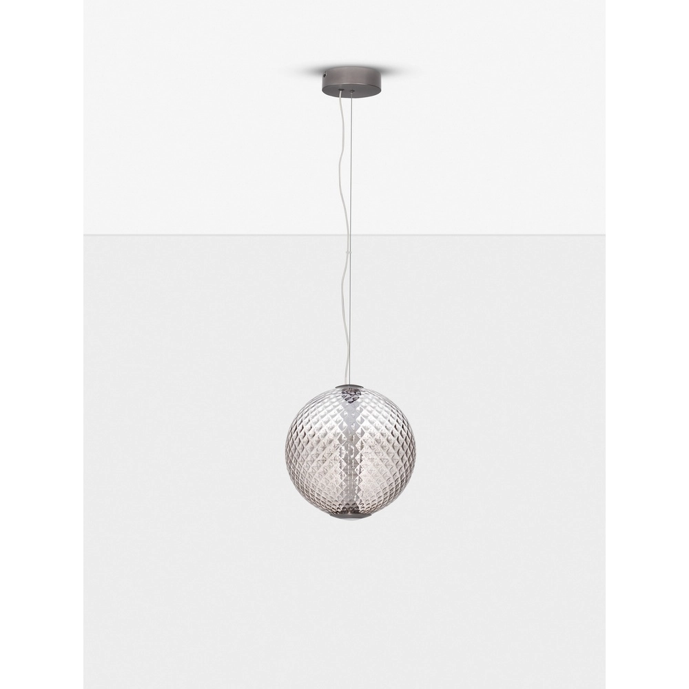 Suspension Aora Verre brun convexe Lyora 5212017483812