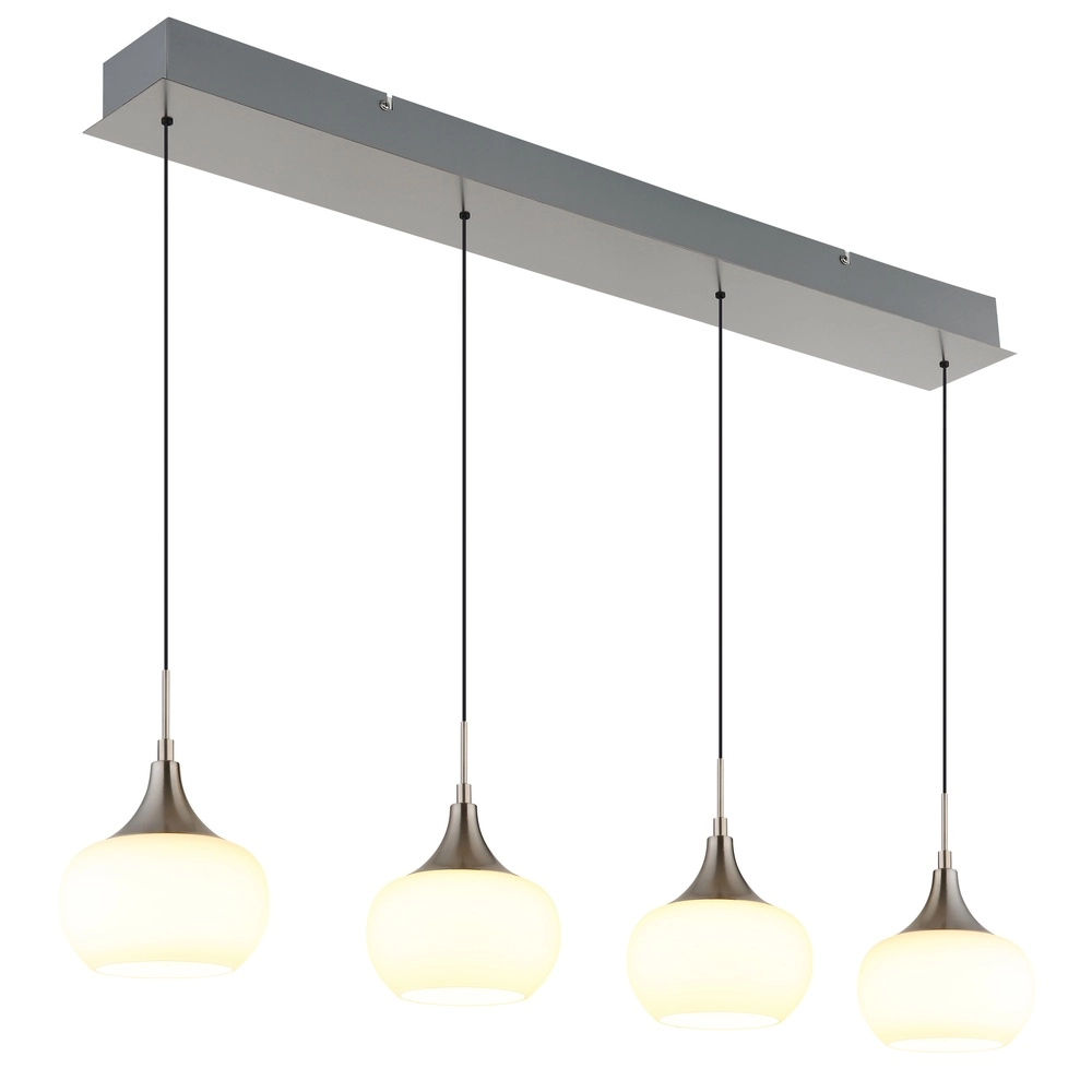 Lampe pendante de conception Lui Nickel 4-léger