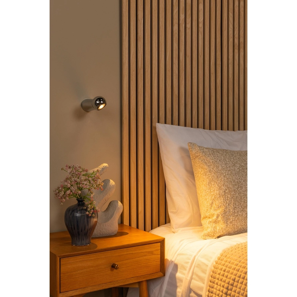 Lampe murale de salle de bain Ipsos Chrome IP54 Lucide 5411212333995