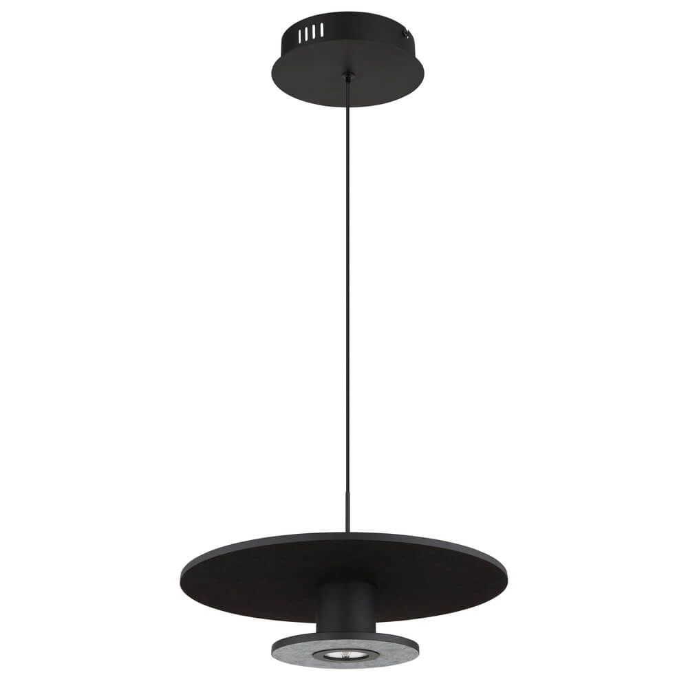 Suspension noire Carter Ø 38cm avec feutre Globo 9007371474745