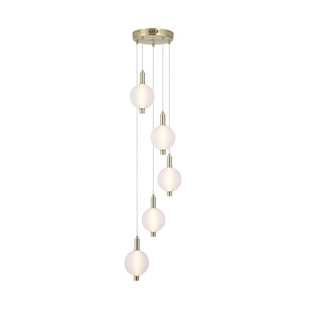 Suspension design Luminique 5 lumières