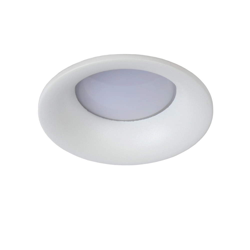 Projecteur encastré Ziva IP44 blanc Ø 8,4cm