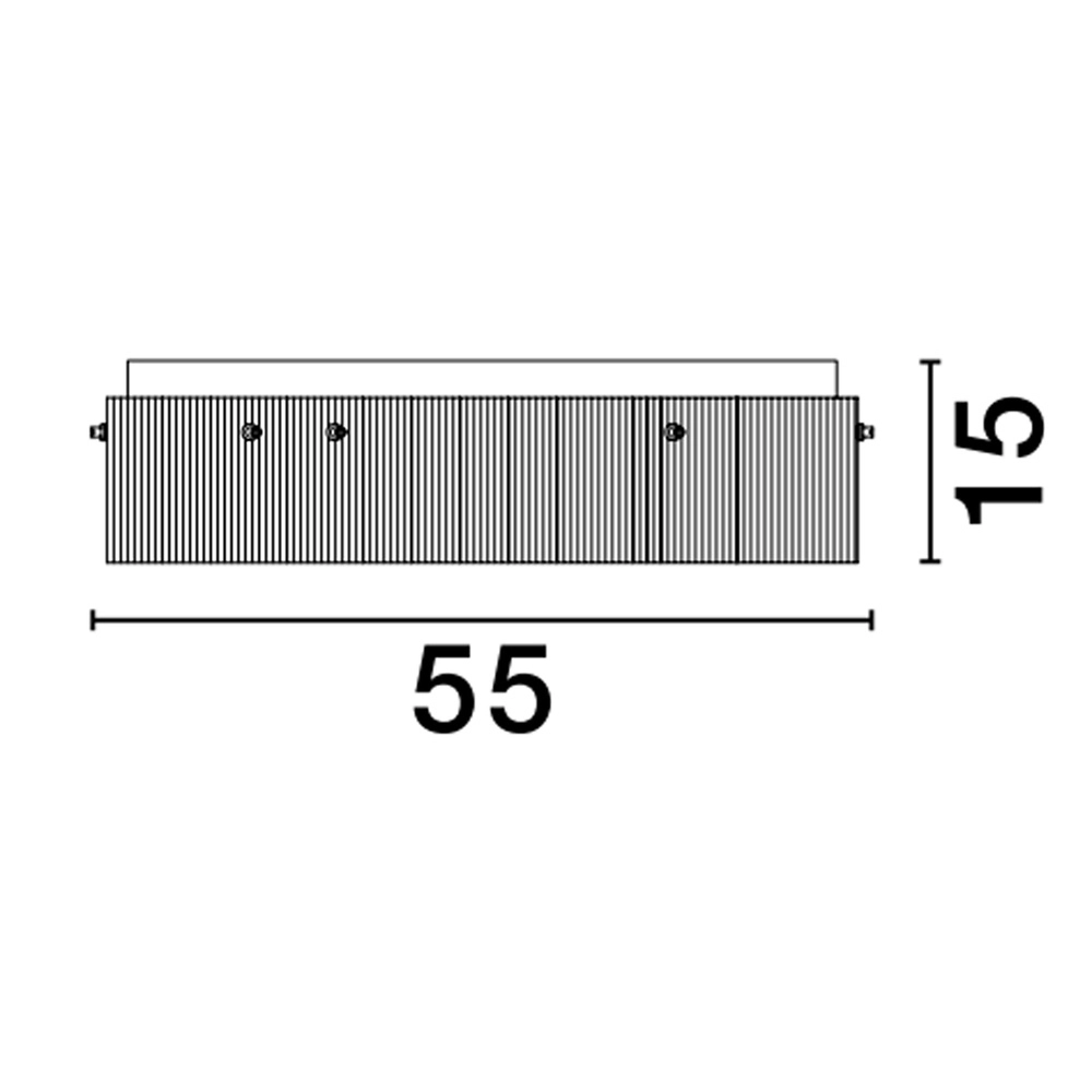 Plafonnier design Pauline noir avec verre Ø 55cm Lyora 5212017445407