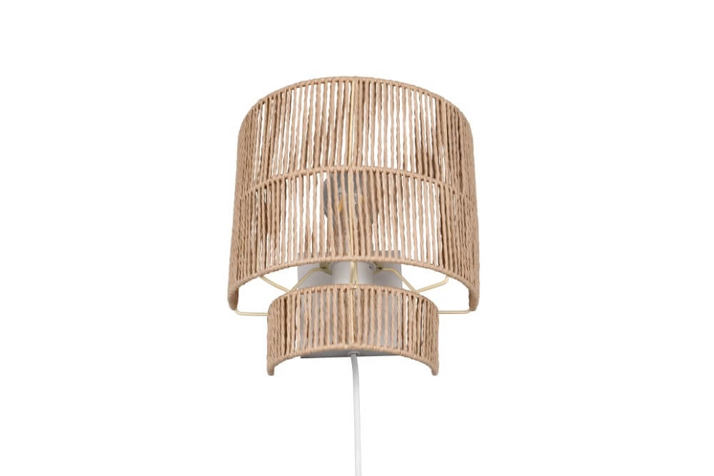 Applique murale Japandi Satna Rotin Trio 4017807636192