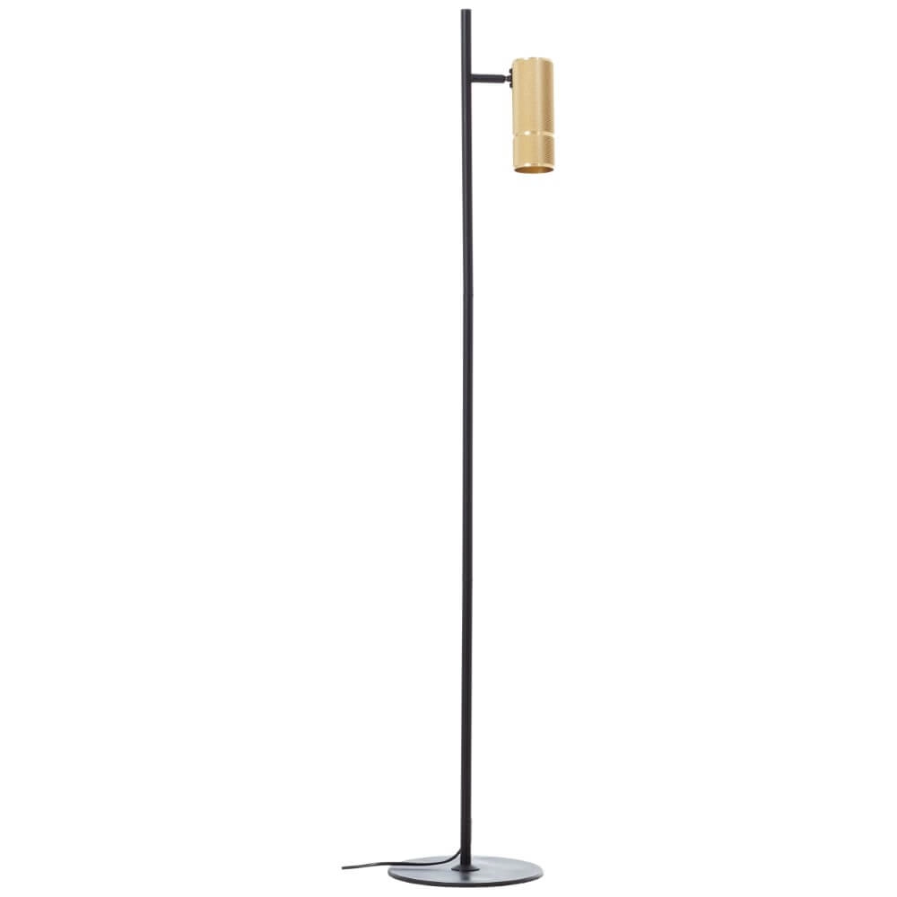 Lampadaire Marty noir avec de l'or Brilliant 4004353438356