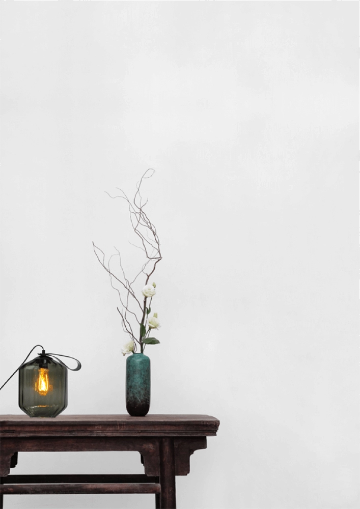 Lampe de table Porto Transportez-le avec le verre vert Jagger Masterlight 8718121259291