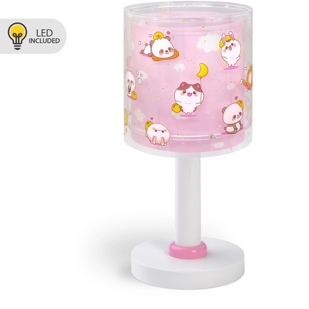 Lampe de table pour enfants Kawaii Friends Lueur rose dans le noir Lampe de table pour enfants Kawaii Friends Lueur rose dans le noir