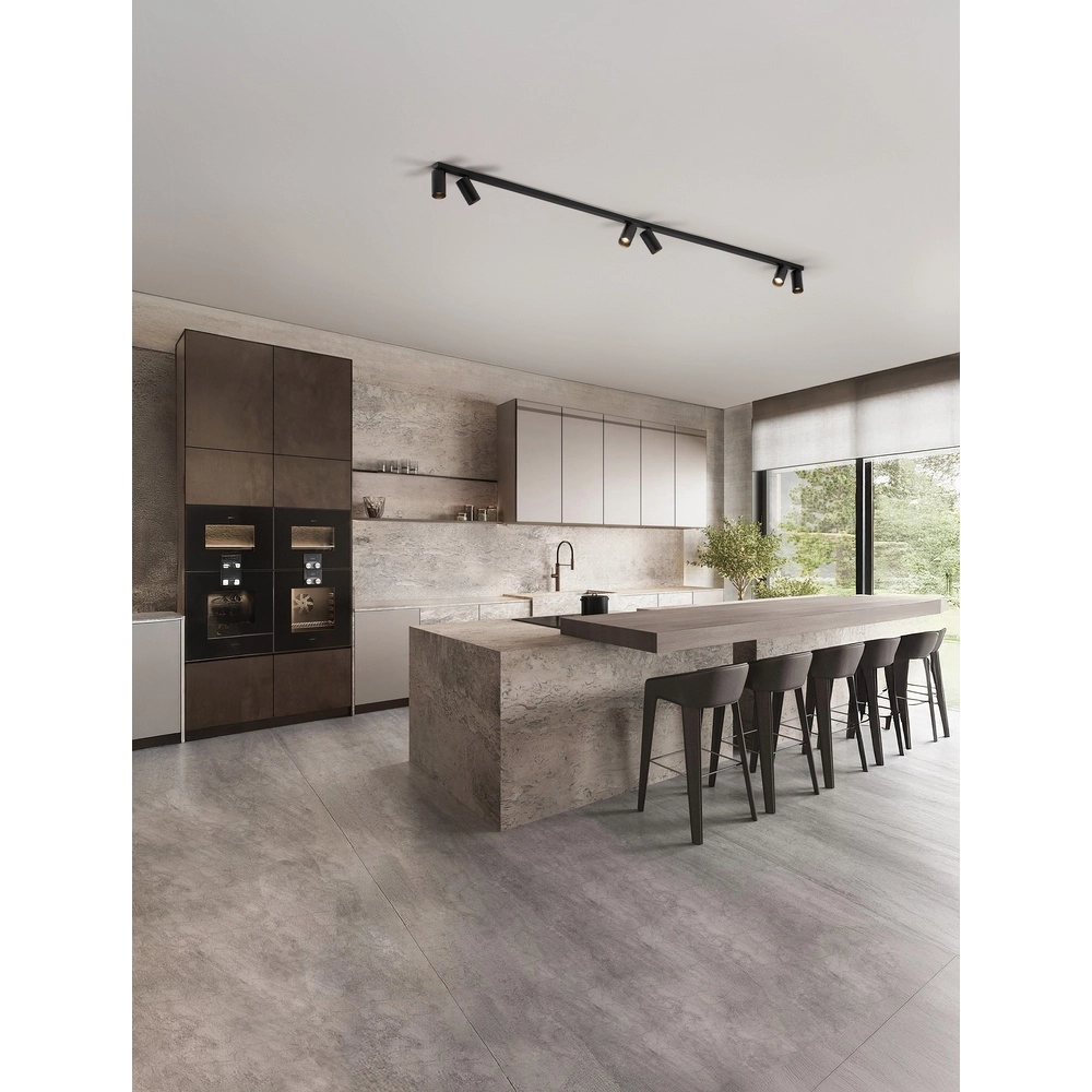 Plafonnier 6 lumières Oso noir Lyora 5212017465108