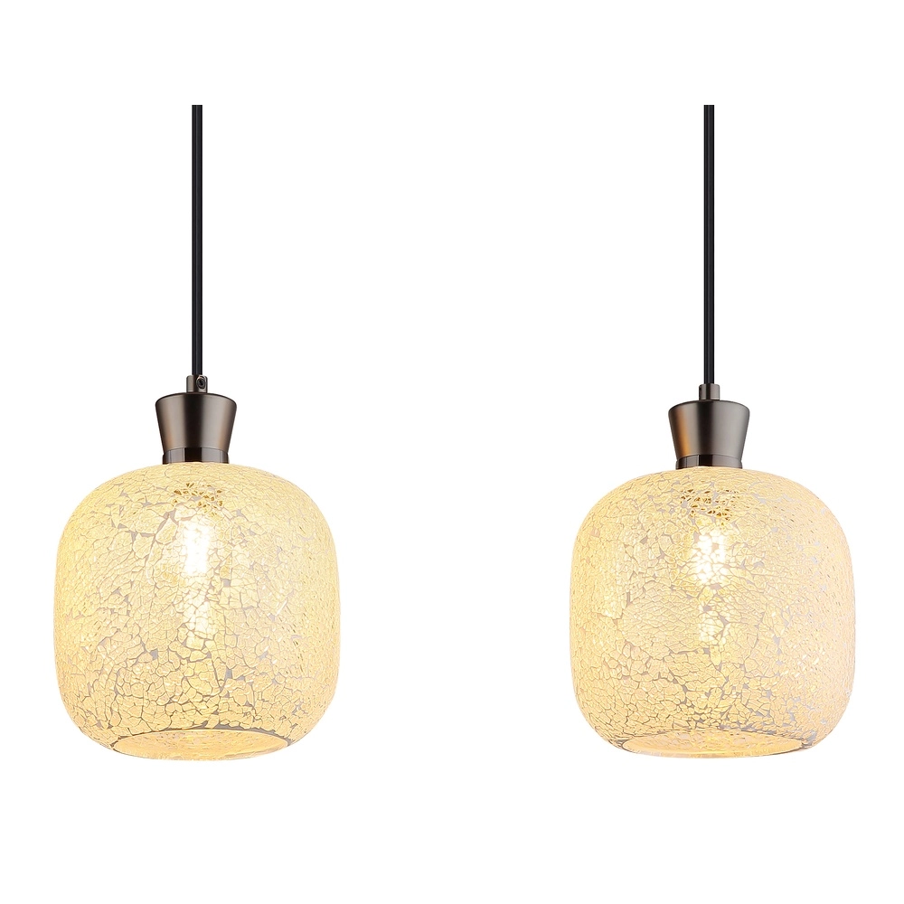 Lampe suspendue à 4 lumières Brokana Bronze à fusil Globo 9007371566471
