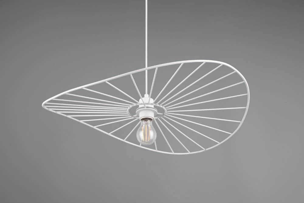 Lampe suspendue Chapeau blanc Trio 4017807574104