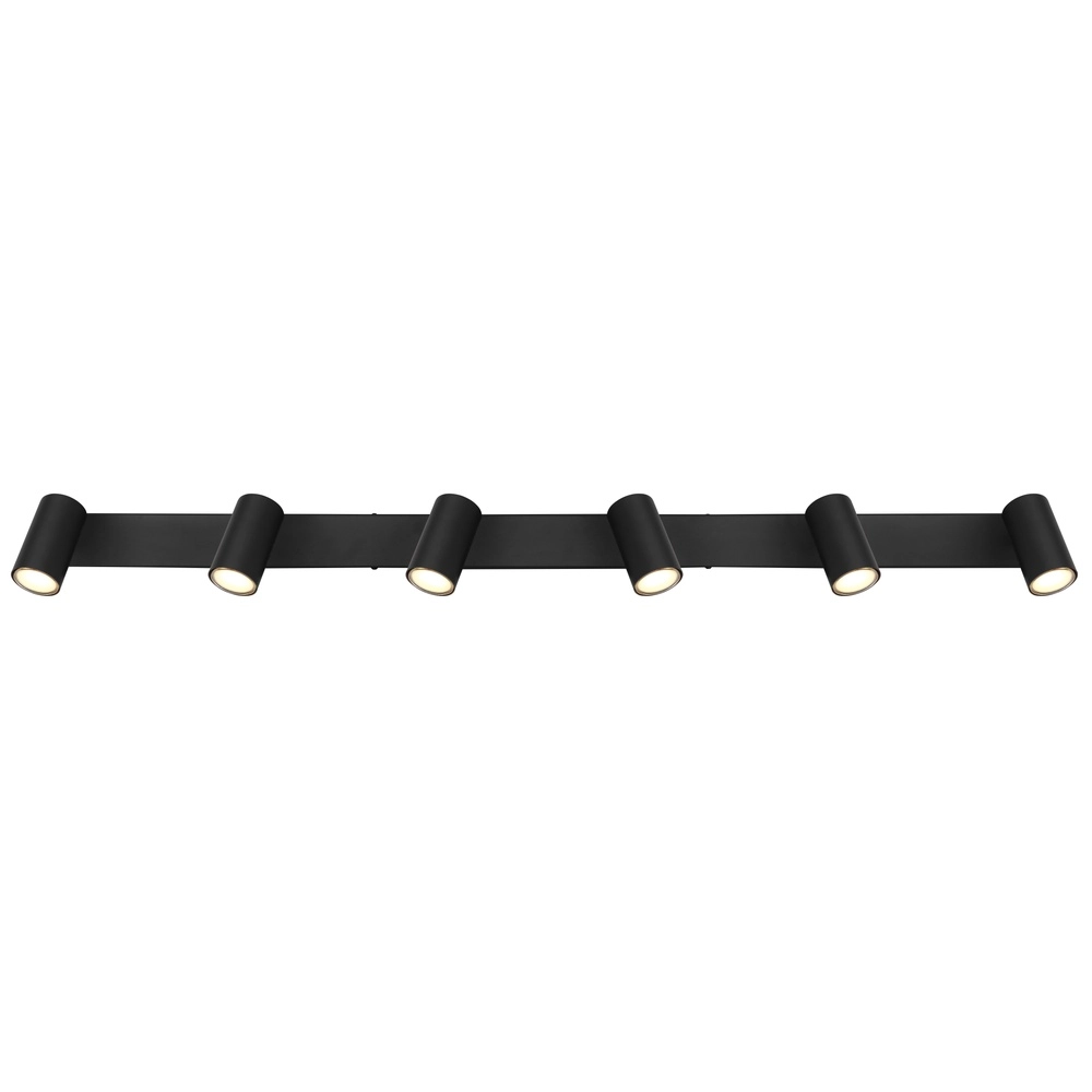Lampe de plafond à 6 lumières Robby Noir Globo 9007371433599