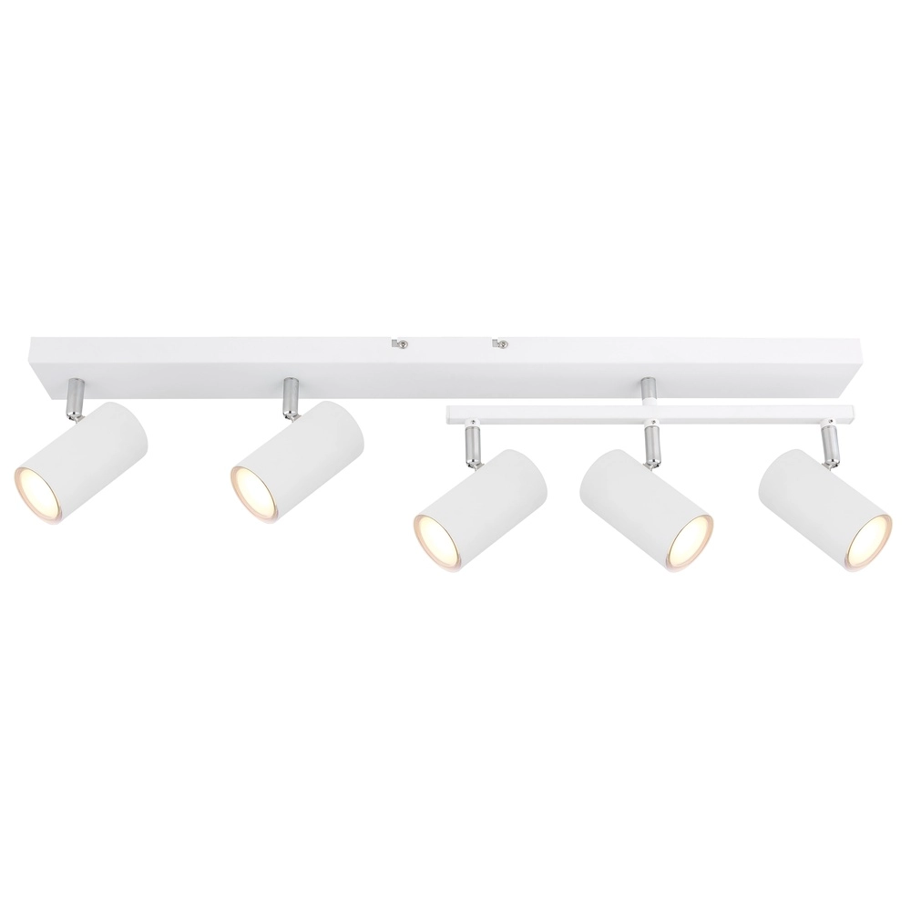 Lampe de plafond à 5 lumières Robby Blanc Globo 9007371430581