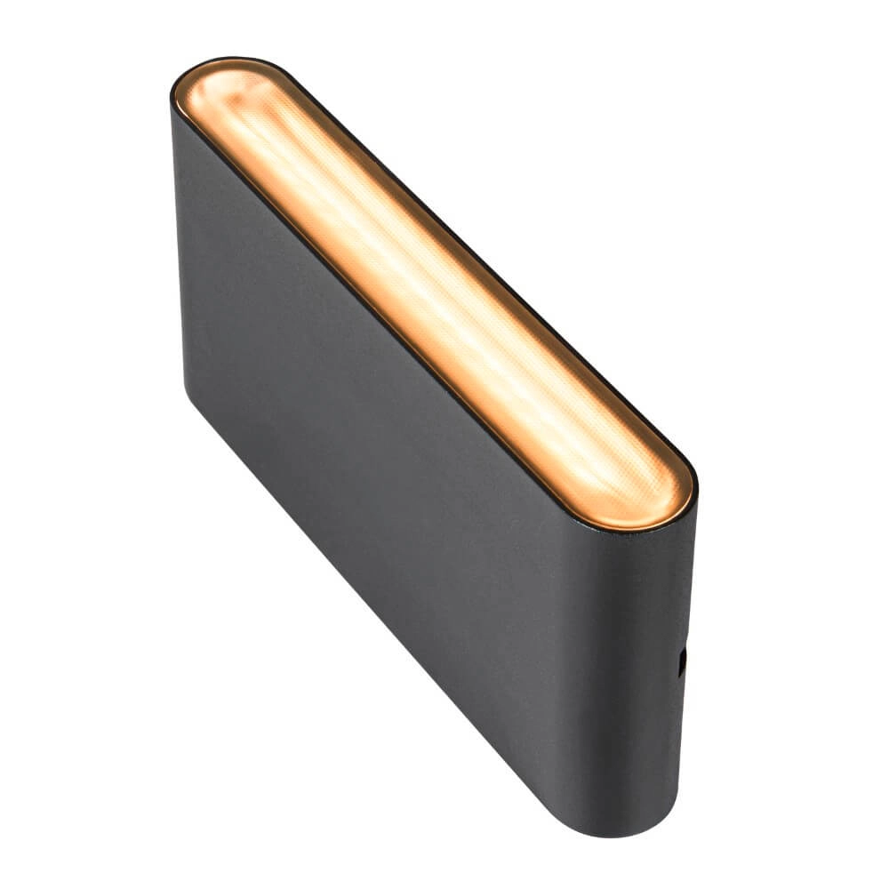 Spot mural LED Oval 18 Haut et bas - noir SLV 4024163273442