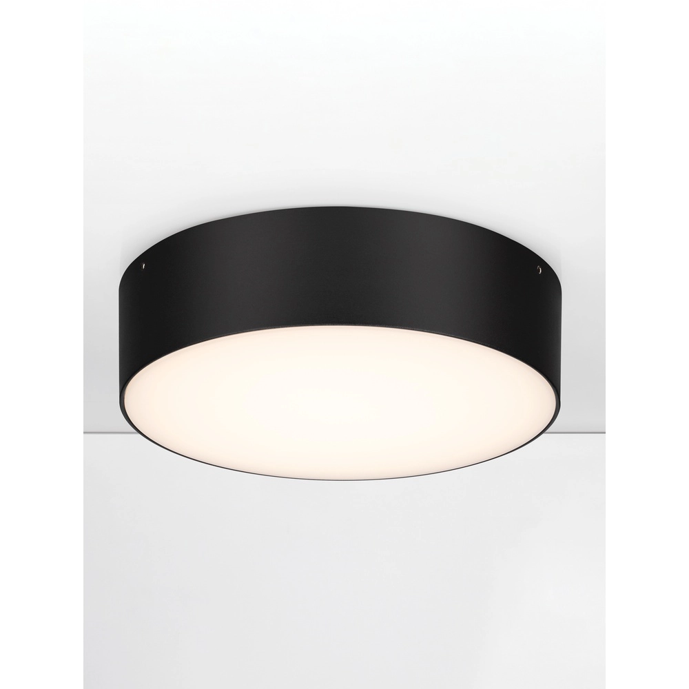 Plafonnier rond Judi Ø 21cm anthracite