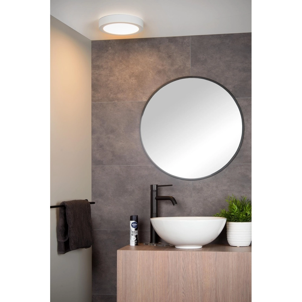 Éclairage de plafond Brice-Led Ø 24cm - IP44 blanc Lucide 5411212281302