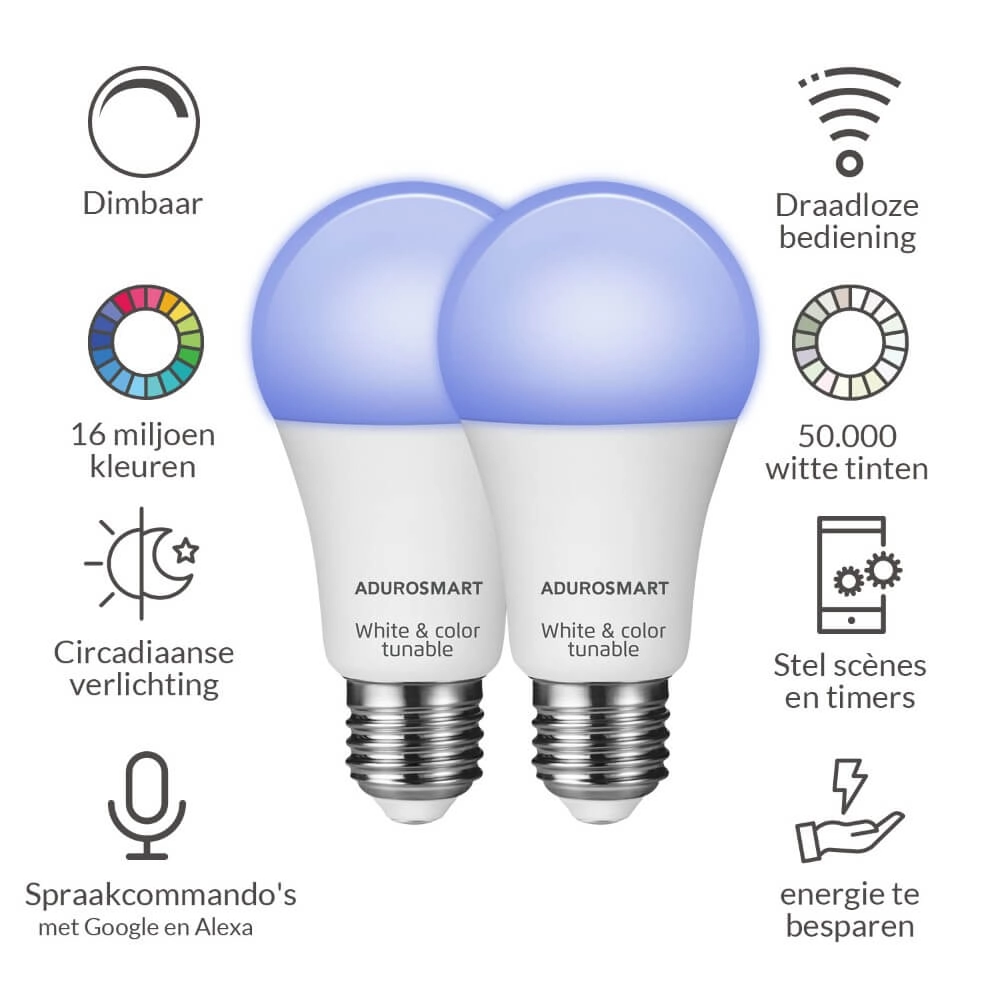 Starterpack - 2x E27 - RGB AduroSmart 644558228754