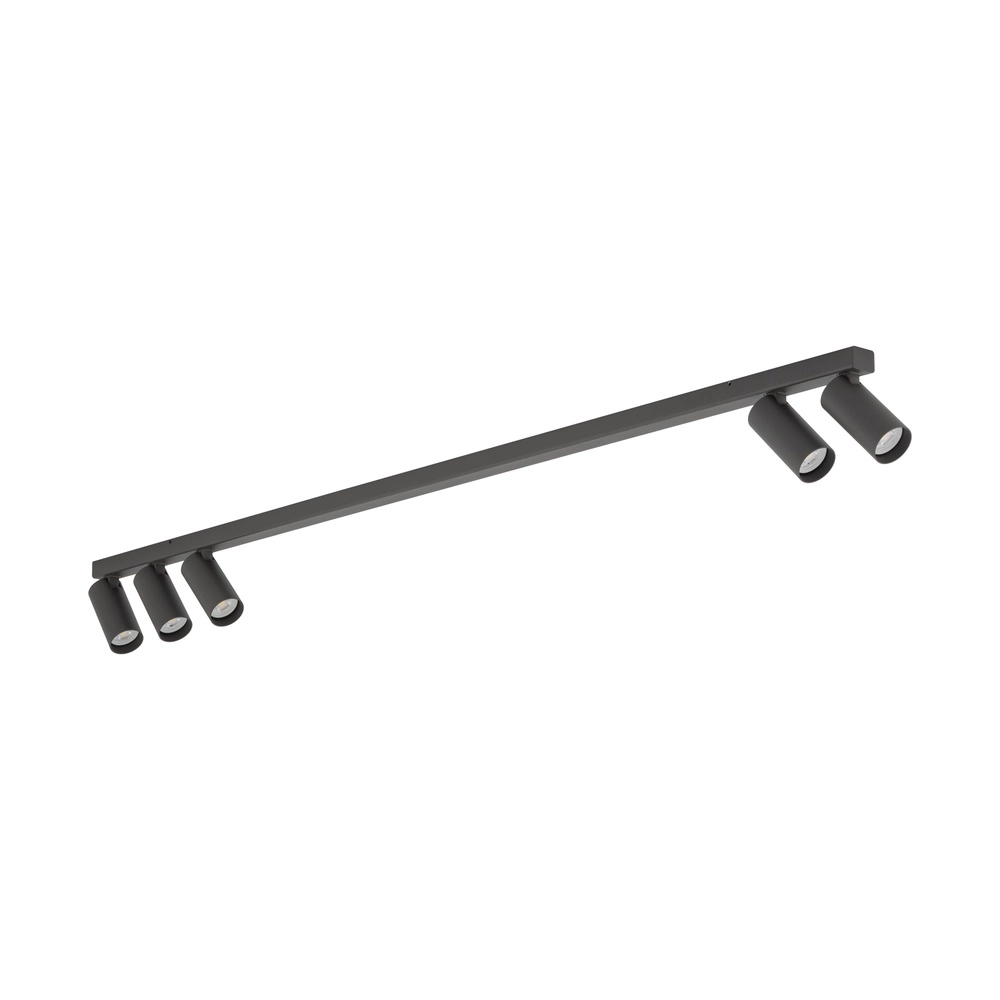 Spot monté en surface 5x GU10 Fourty Gris foncé