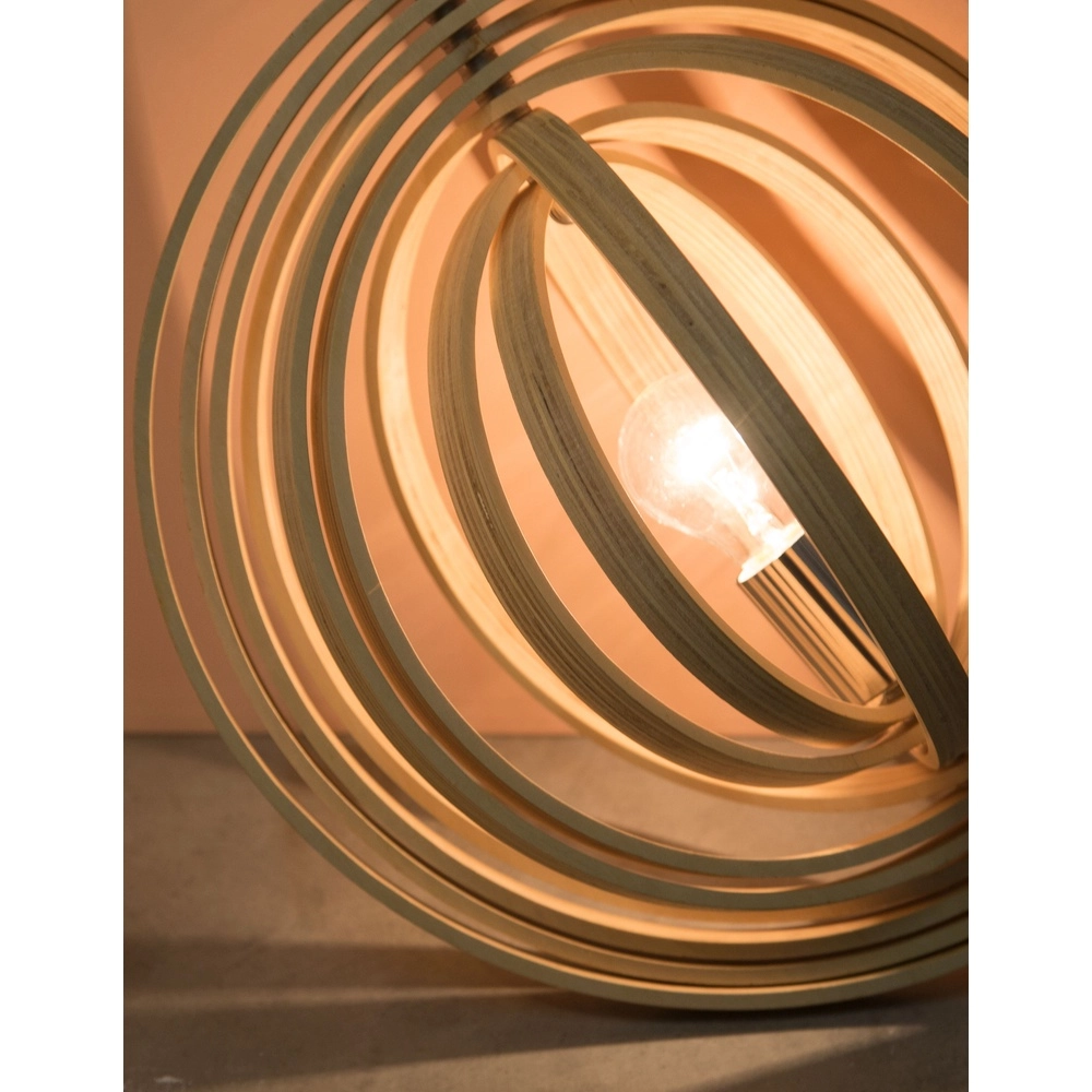 Suspension moderne Asco bois Ø 43cm Lyora 5212017424945