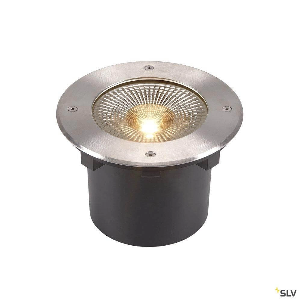 Spot de sol LED lumineux Rocci autour de