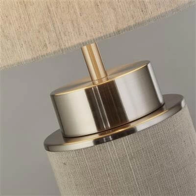 Lampe de table Flask 72cm nickel avec sable vintage Searchlight 5053423187129