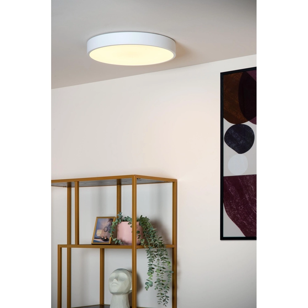 Éclairage de plafond Unar Ø 39,5 cm - 2700K - blanc Lucide 5411212792037