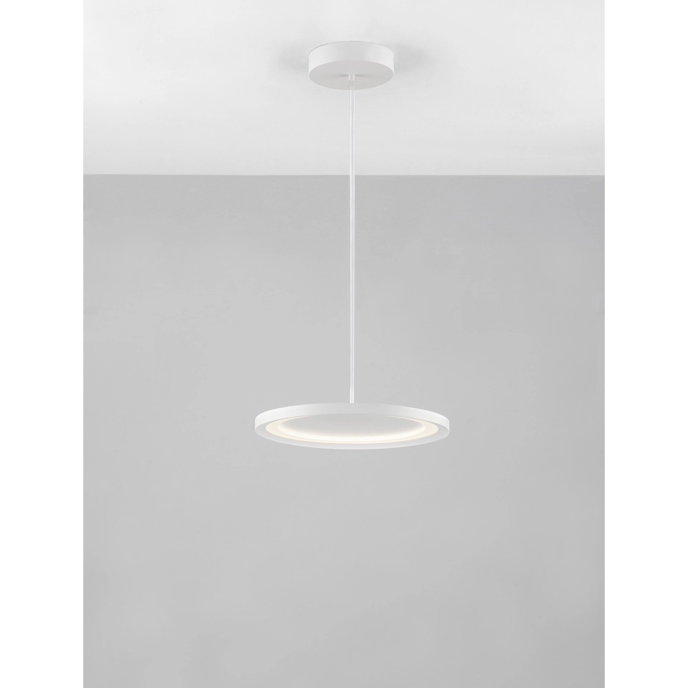 Suspension élégante Andria blanc Ø 40cm Suspension élégante Andria blanc Ø 40cm