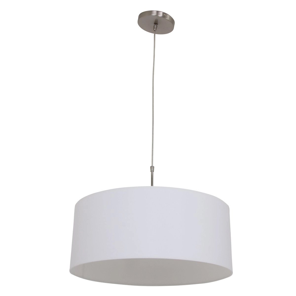 Lampe à suspension Stresa avec 50cm avec abat-jour blanc Lampe à suspension Stresa avec 50cm avec abat-jour blanc