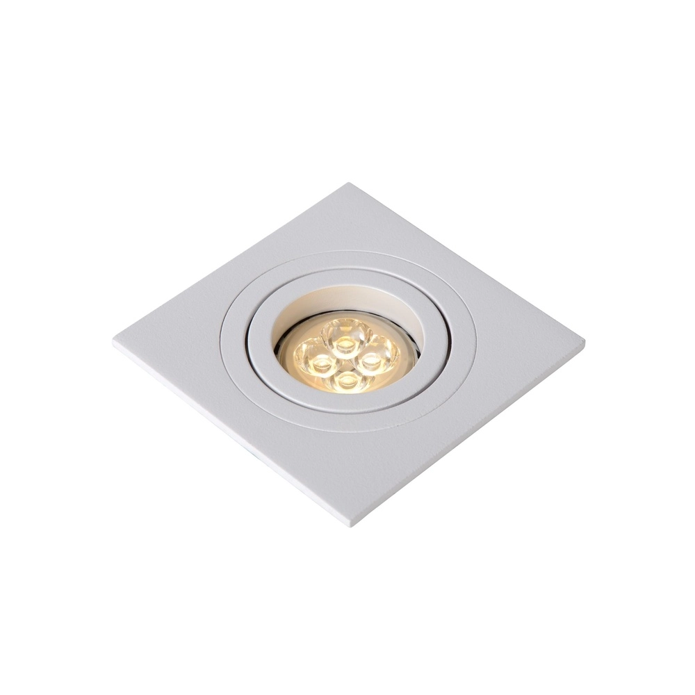 Projecteur encastré Tube Blanc carré Lucide 5411212220899
