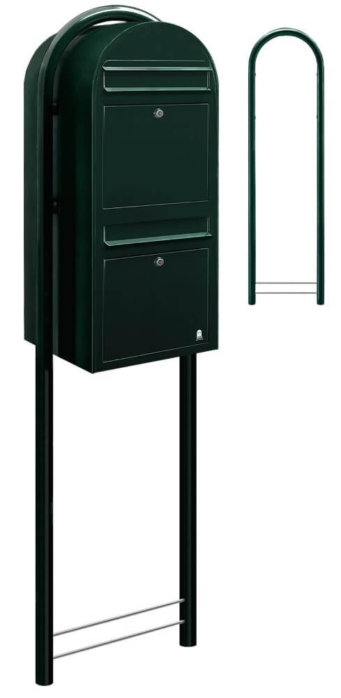 Boites aux lettres Duo 6064 Vert noir Bobi 6417237014283