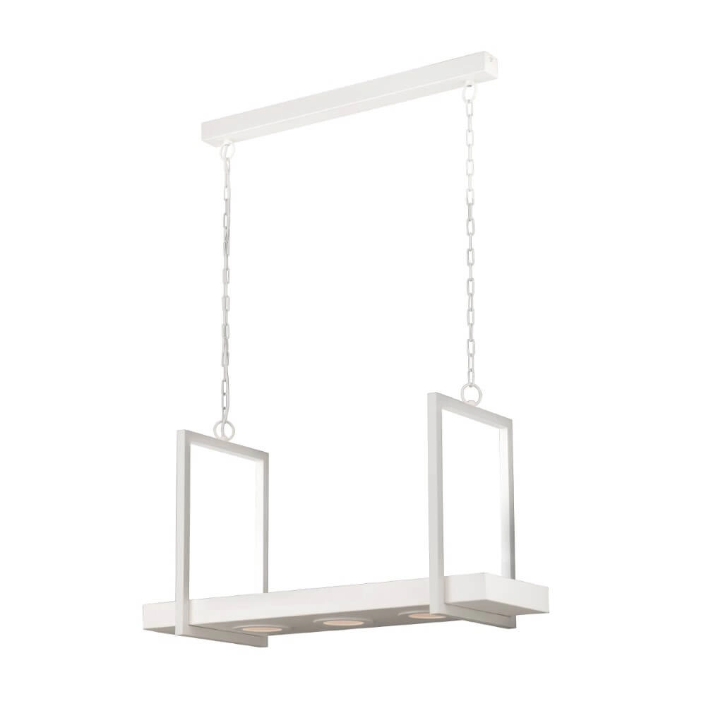 Lampe suspendue design Calamona blanc