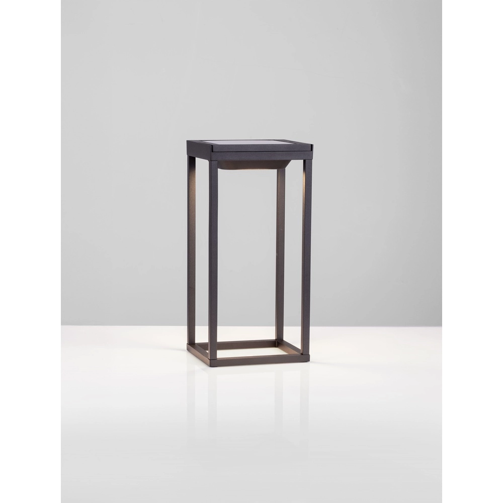 Lampe de table élégante Tegolo Anthracite solaire Lyora 5212017478832