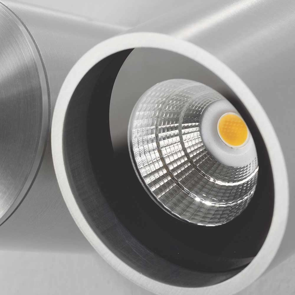 Spot mural à LED Mayen gris métallisé Artdelight 8719831731541