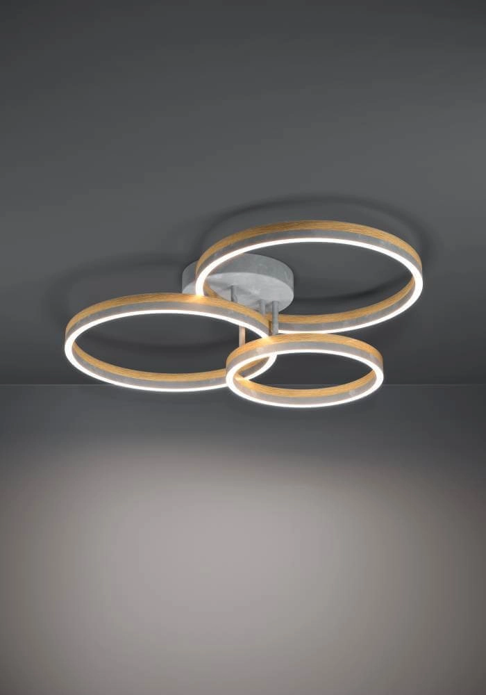 Plafonnier LED rural Cadinaro 3 lumières Stars of Light 9002759398958