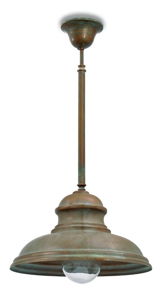 Lampe suspendue rurale Mill M - laiton vieilli Lampe suspendue rurale Mill M - laiton vieilli