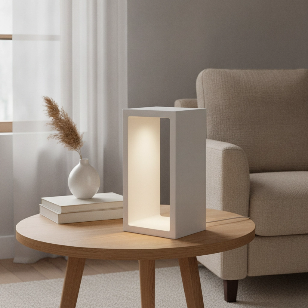 Lampe de table design Corridor blanc