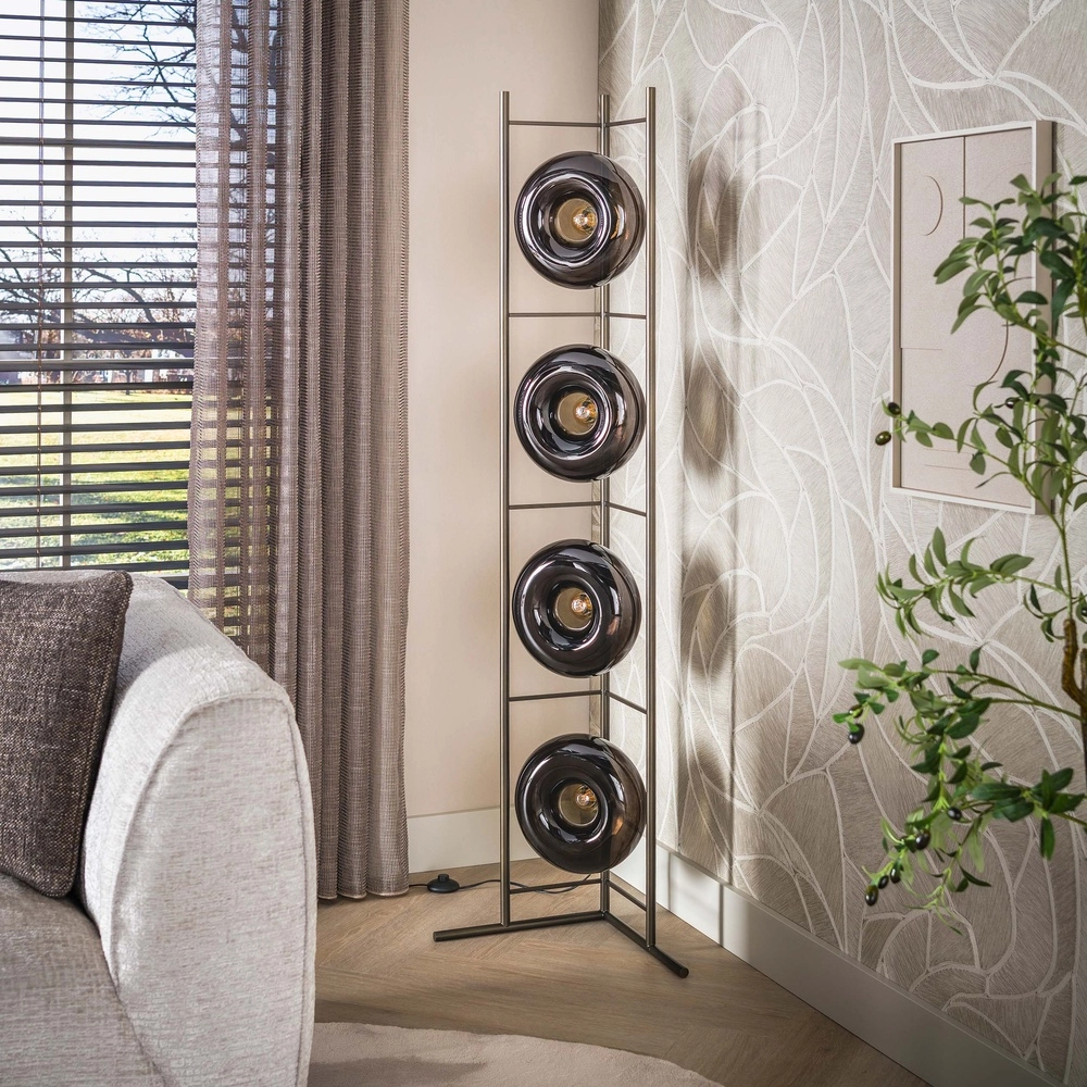 Lampadaire moderne Soll Sienna Brown Lyora 8716803514713