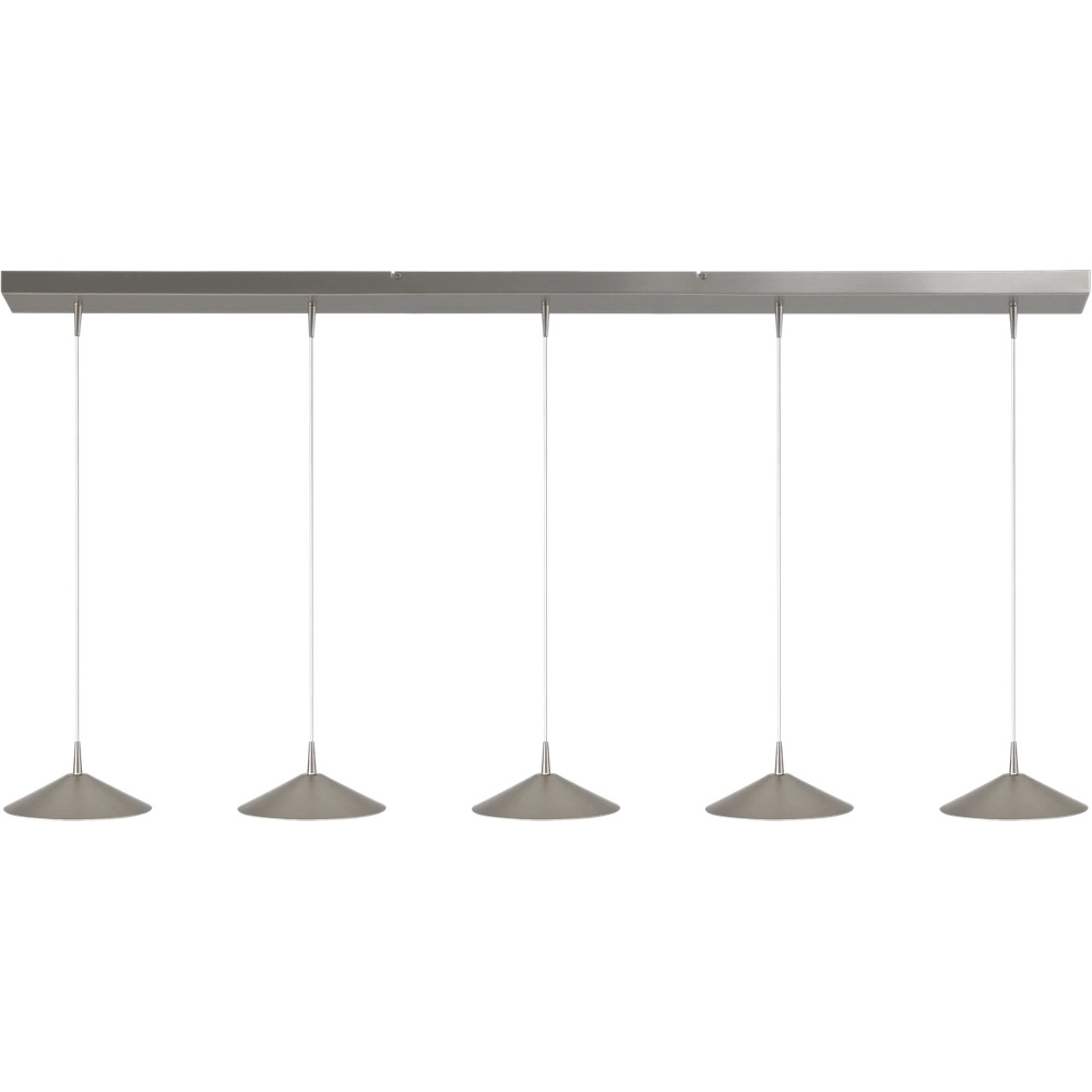 Lampe suspendue à 5 lumières Ceppo nickel Ø 22cm