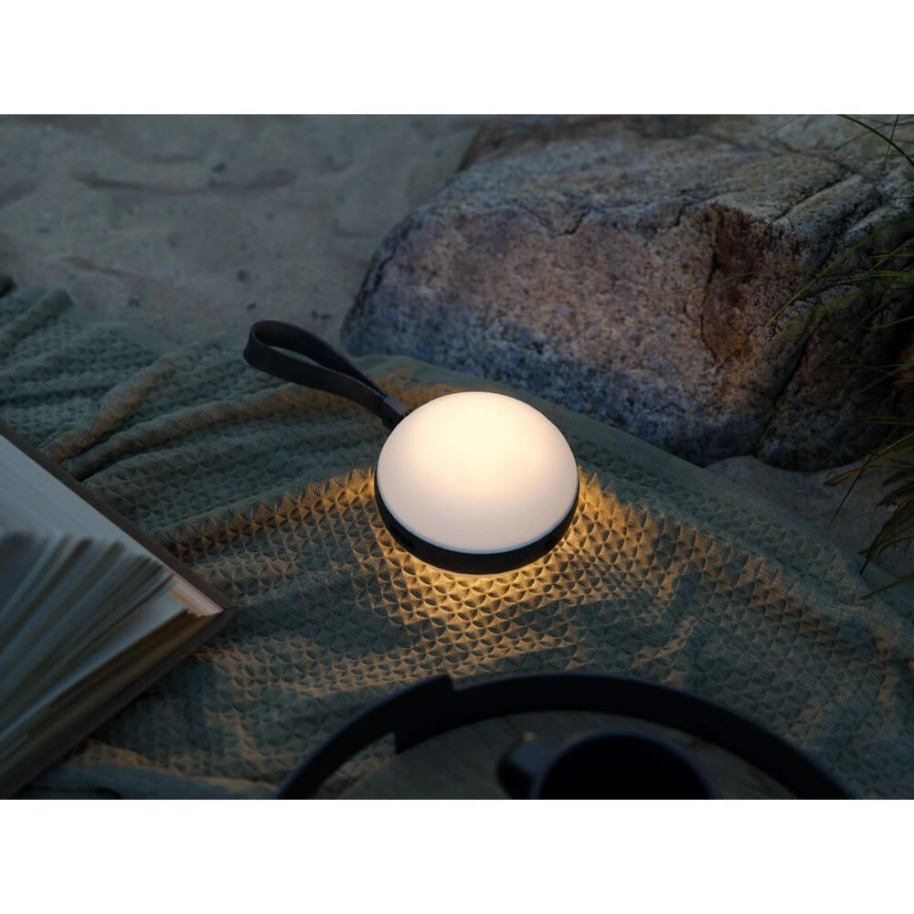 Lampe de table élégante Bring To-Go noir Ø 12cm Nordlux 5704924010545