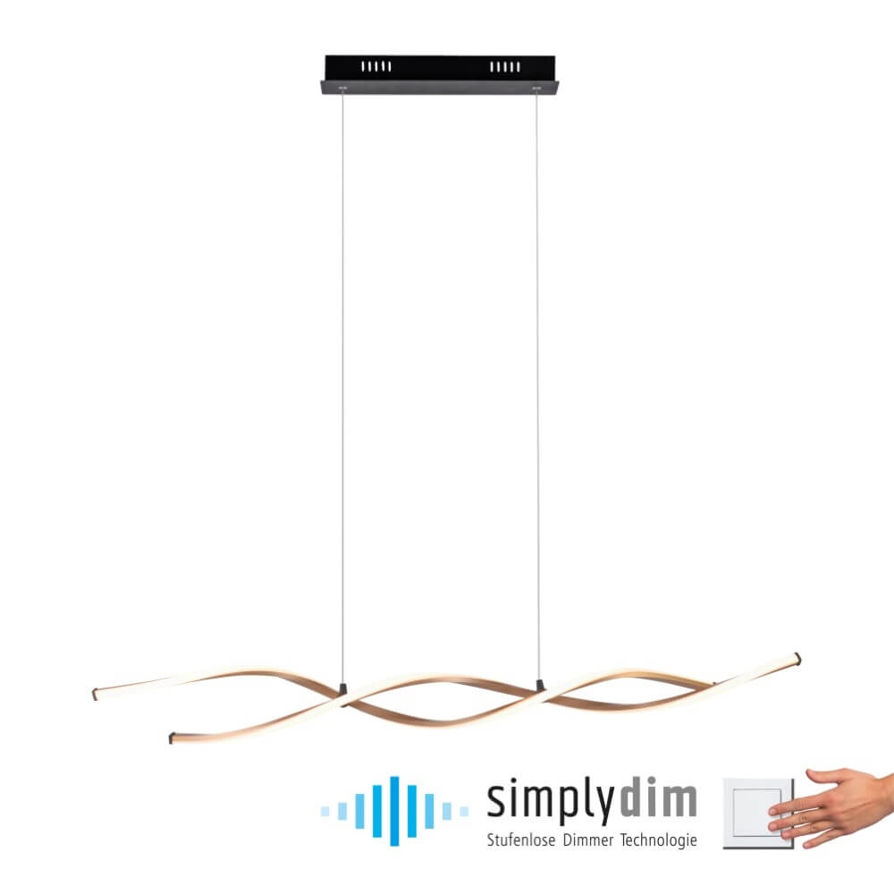 Lampe suspendue design Polina 105 cm Paul Neuhaus 4012248371718