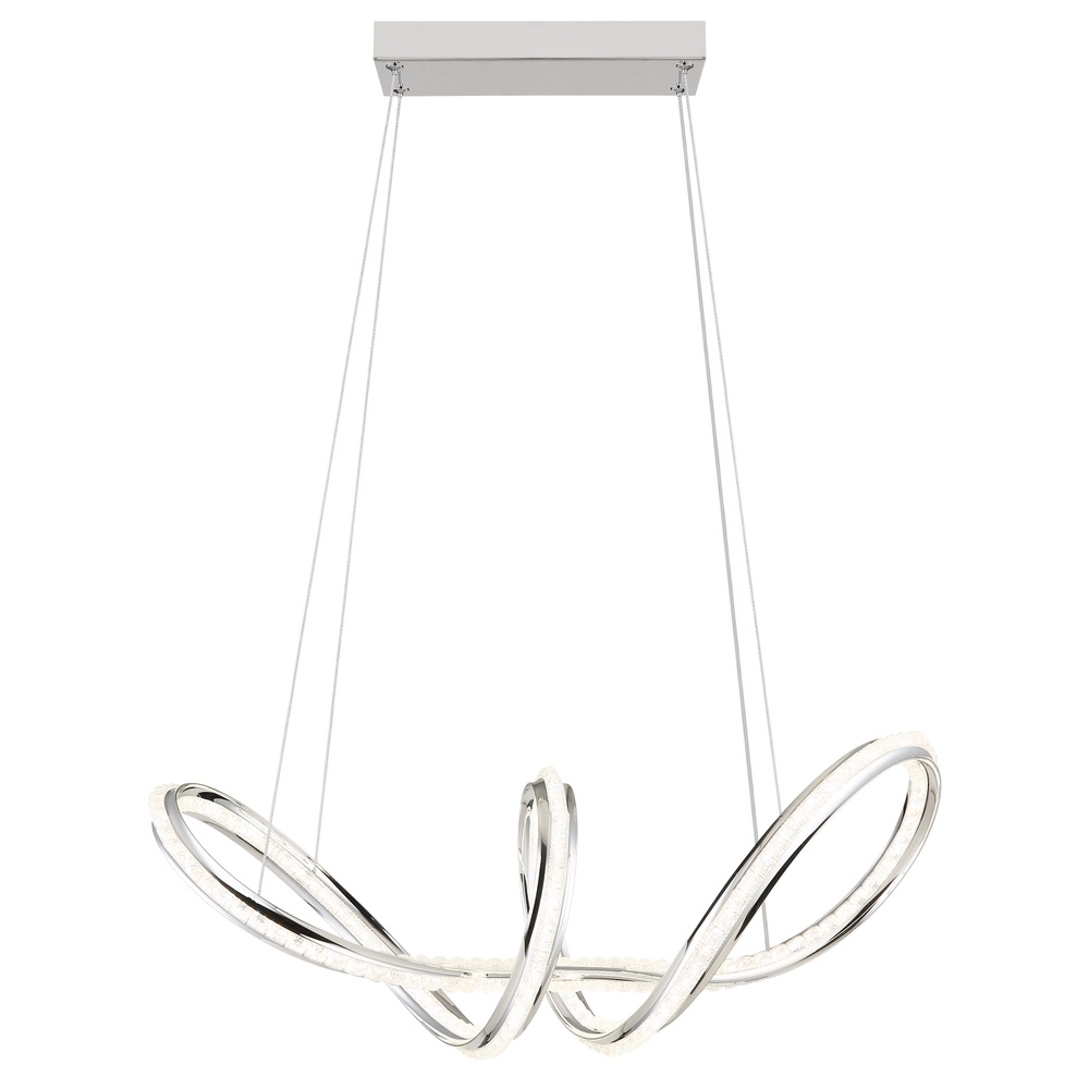 Lampe pendante moderne Evangeline Chrome Globo 9007371583201