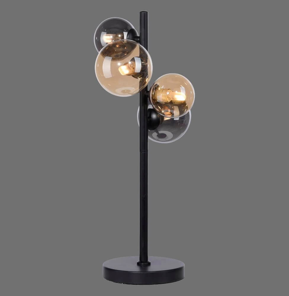 Lampe de table noire Popsicle conception Paul Neuhaus 4012248375525